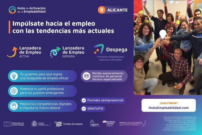 Alicante abre un “Hub” de Activación de la Empleabilidad que impulsará la inserción en la ciudad durante los próximos cinco años